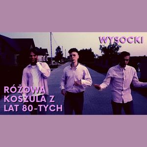 Różowa koszula z lat 80-tych