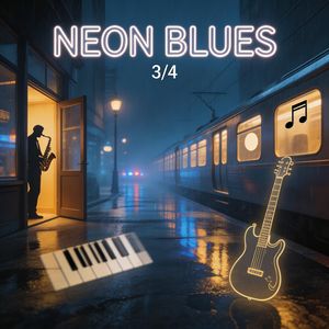 Neon Blues in 3/4