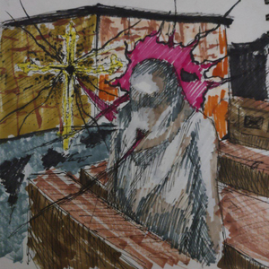 Живой железнодорожный фонарь