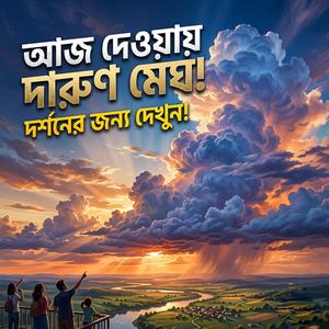 আজ দেয়ায় দারুন মেঘ