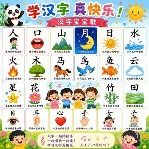 中文字宝宝歌 (Zhōngwén Zì Bǎobǎo Gē)