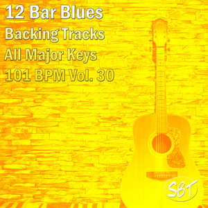12 Bar Blues Backing Track G Major 101 BPM, Vol. 30