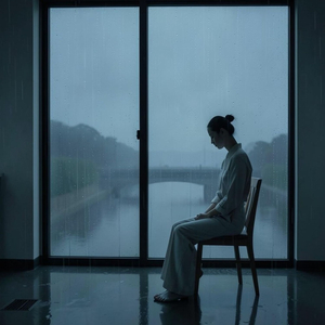 雨止まる朝
