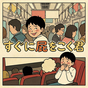 すぐに屁をこく君