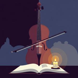 Noir Ambient Violin Reading Flow