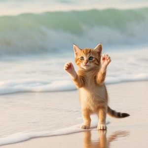 波に触れてみたいの