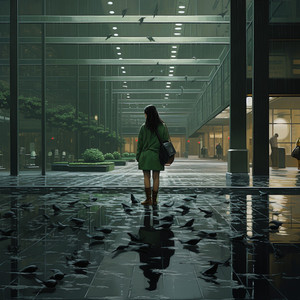 La Conexión Concentrada De La Lluvia Con La Claridad