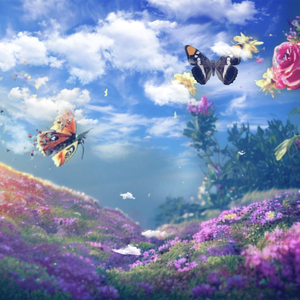 如果你是花儿那我就来当只蝴蝶