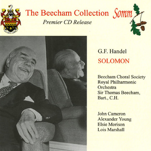 Solomon, HWV 67 (arr. T. Beecham):Part I: Duet: Welcome as the dawn of day (Solomon, Queen)