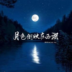 月色倒映在西湖