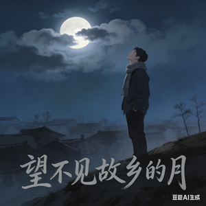 望不见故乡的月