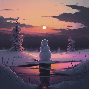 Lonely Snowman