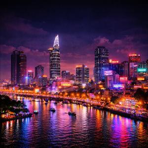 Sài Gòn Đêm With The Team