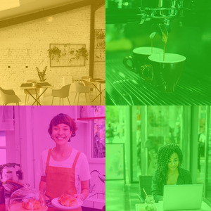 柔和的办公室时刻