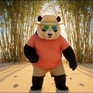 Весела панда