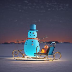 Neon Retro X-mas  (Remastered) by @spankie0001