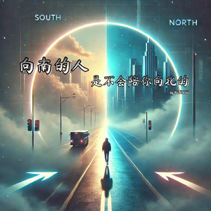 向南的人 是不会陪你向北的