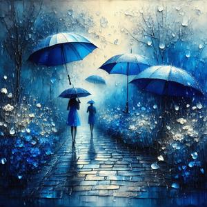 风雨看舟前落花戏为新句