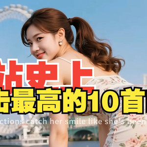 伦敦街头的碎花裙女孩