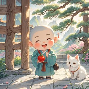 古寺快乐小和尚