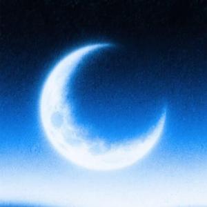 月亮的脸悄悄地在改变