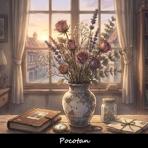 色褪せたドライフラワーが語る過去の記憶