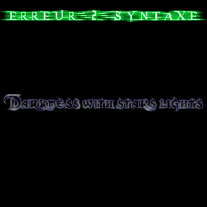 Darkness with Stars Lights