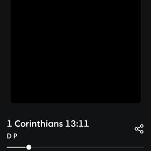 1 Corinthians 13:11