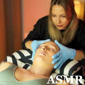 Gentle Skin Pulling, Cracking with Aromatherapy Face and Back Massage Pt.1