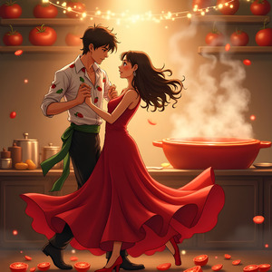 赤く煮立つ鍋の中