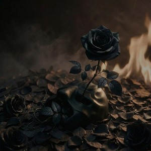 Schwarze Rose