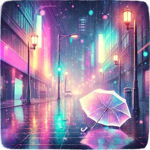 비닐 우산 너머 보이던 것들