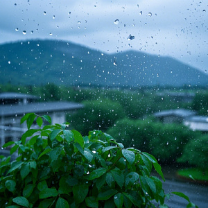 催眠雨击打声古筝：淅飒、泛音、安详