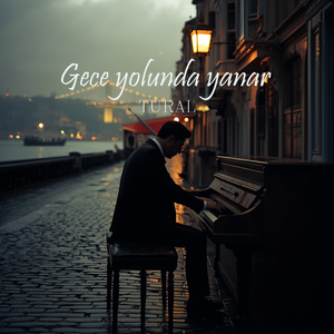 Gece yolunda yanar