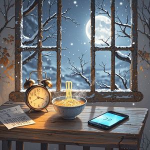 冬夜里的星火-尹卫林