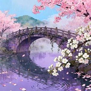烟雨桥上花有期