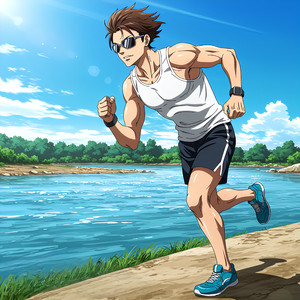 拳を握りしめて