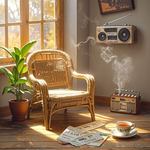 旧藤椅上的时光-王先