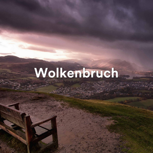 Wolkenbruch Regengeräusch