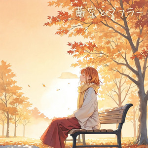 茜空とマフラー