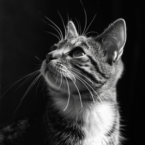 Flotar Plumoso Del Felino