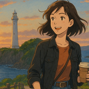 崖の呼吸 - 日御碕、灯台に吹く風の声