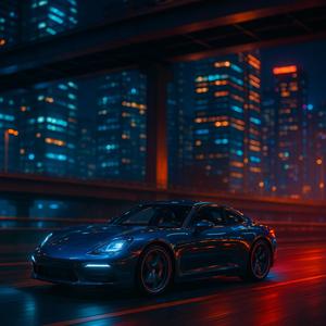 ネオンの街を抜けて走る夜 ドライブBGM 作業用