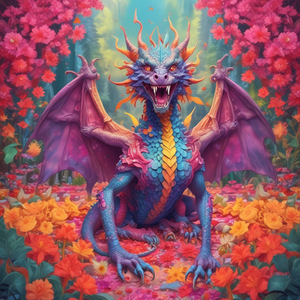 The Dragon among petals