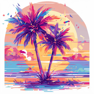 椰子海滩