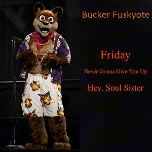 Friday / Never Gonna Give You Up / Hey, Soul Sister (Live Ukulele and Vocal Fursuit Cover at Anthrocon 2011)