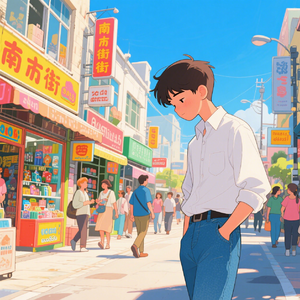 身影徘徊在南街