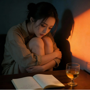 这杯苦酒咽进喉