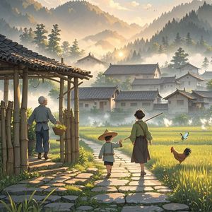 晨雾里的炊烟谣-王海龙