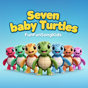Seven Baby Turtles